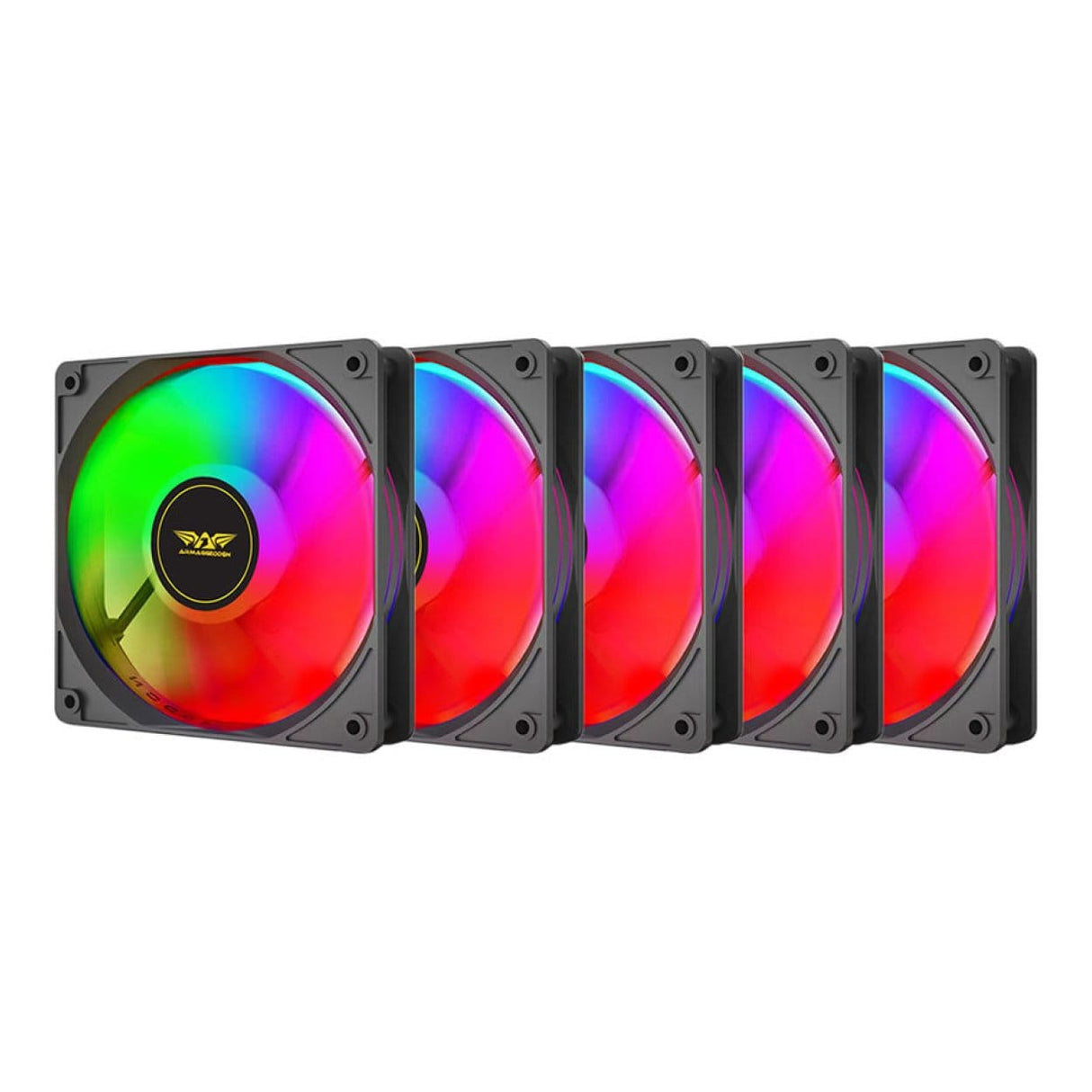 Armaggeddon Chroma Kit 3000 Cooling 120mm Fan Kit Black CHROMAKIT3000BLK