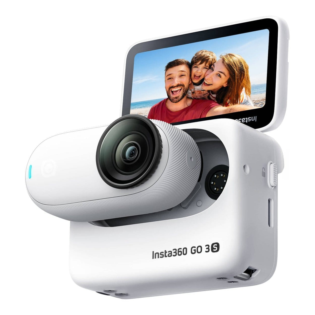 Insta360 GO 3S 16mm 4K 128GB Action Camera Arctic White CINSAATA-WT