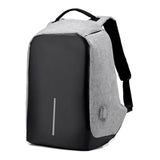 Kenton Anti-Theft Notebook Backpack Black and Grey CJB3368GR
