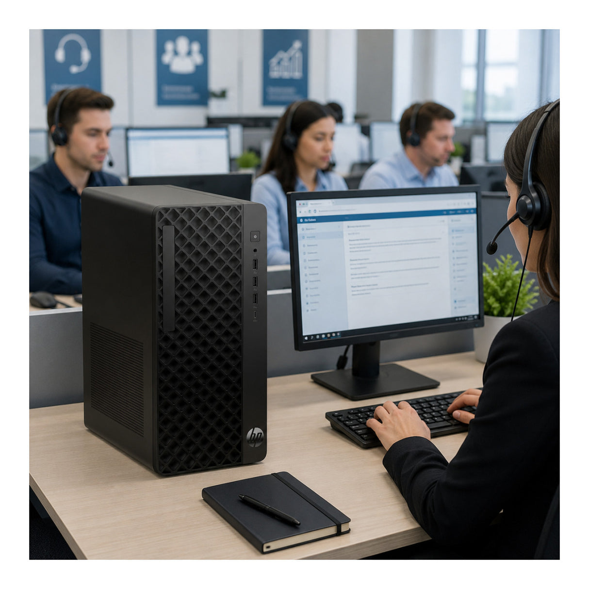 HP ProDesk 2 G1i E Tower Desktop PC - Intel Core i5-14500 512GB SSD 8GB RAM FreeDOS