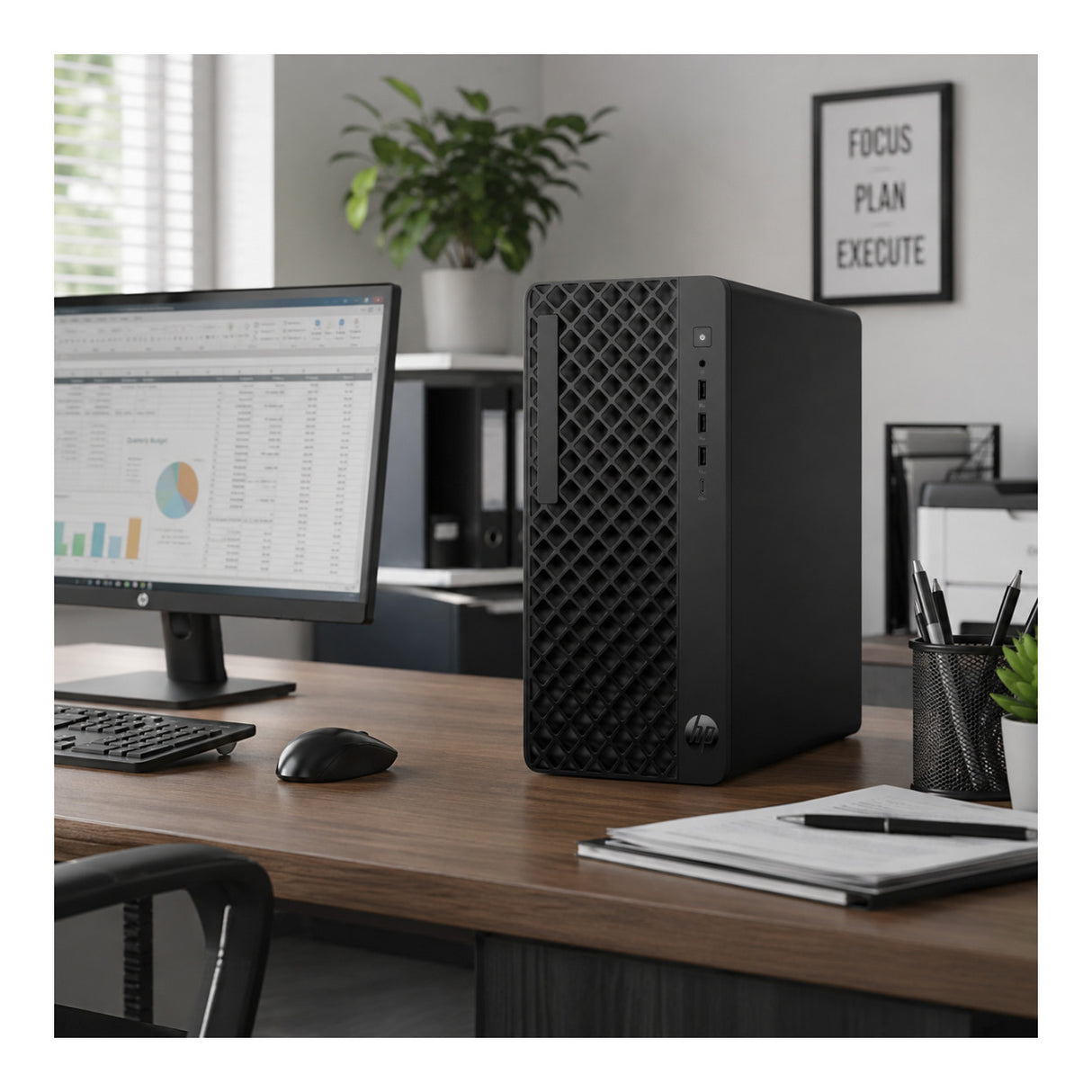 HP ProDesk 2 G1i E Tower Desktop PC - Intel Core i5-14500 512GB SSD 8GB RAM FreeDOS