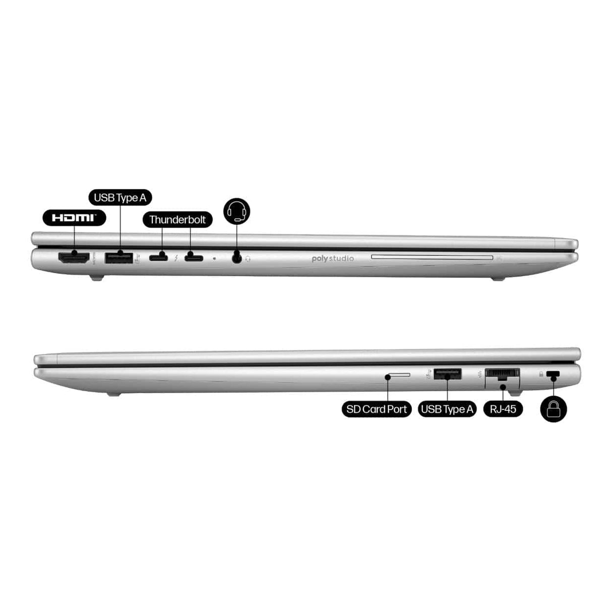 HP EliteBook 6 G1i 16-inch WUXGA AI Laptop - Intel Core Ultra 7 255U 512GB SSD 16GB RAM LTE Win 11 Pro