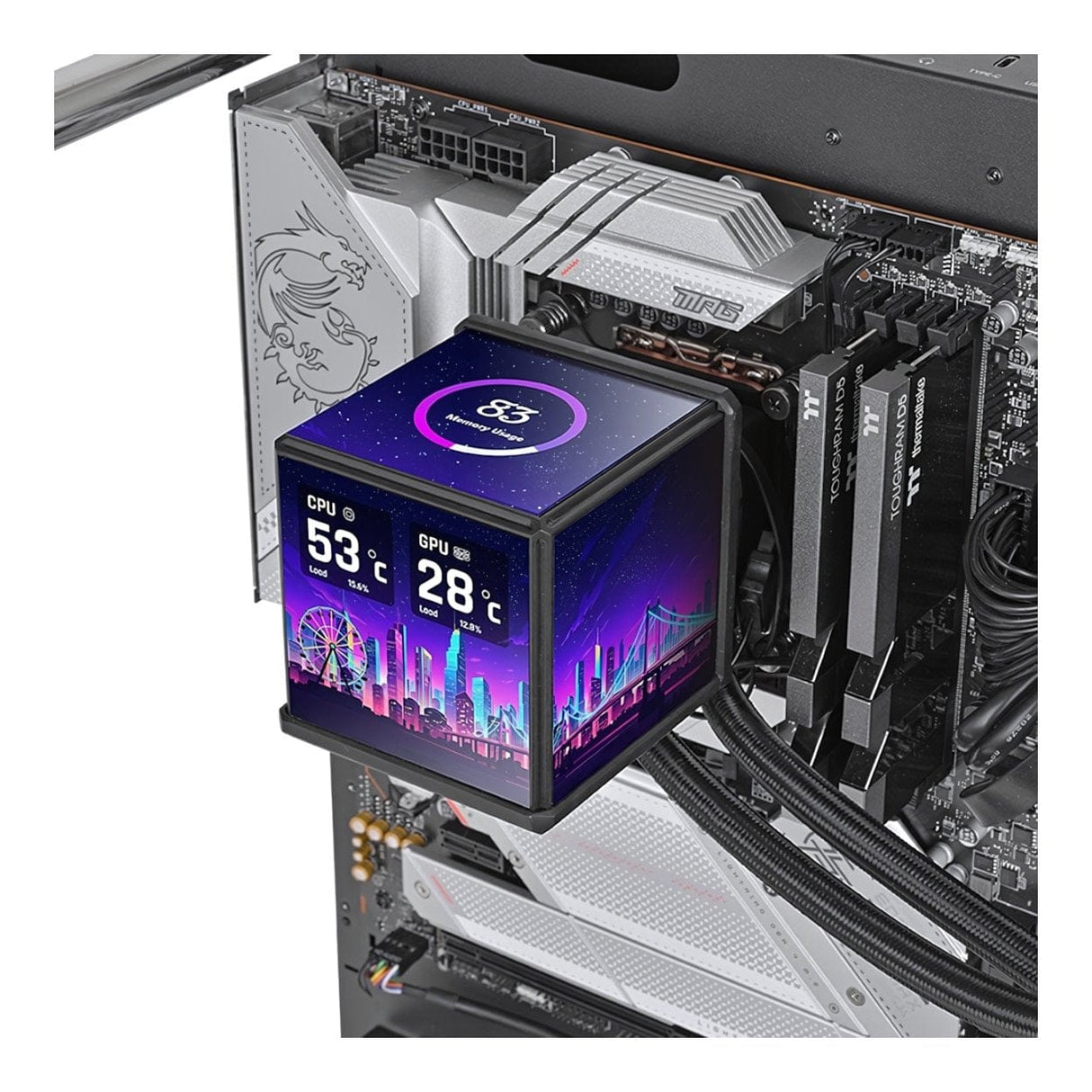 Thermaltake MINECUBE 360 Ultra ARGB Sync AiO CPU Liquid Cooler CL-W481-PL12SW-A