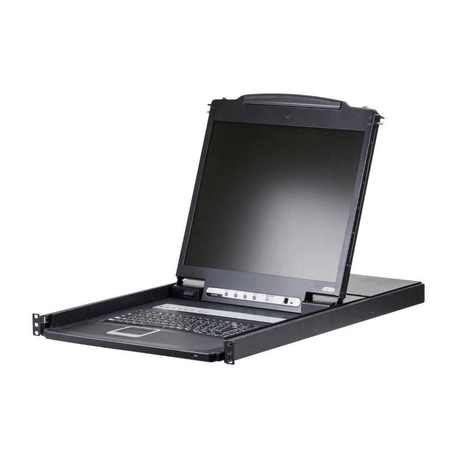 Aten 19-inch 16-port Single Rail LCD KVM Switch CL1316N