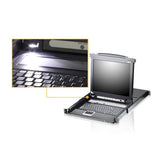 Aten 17-inch 16-port Single Rail LCD KVM Switch CL5716M