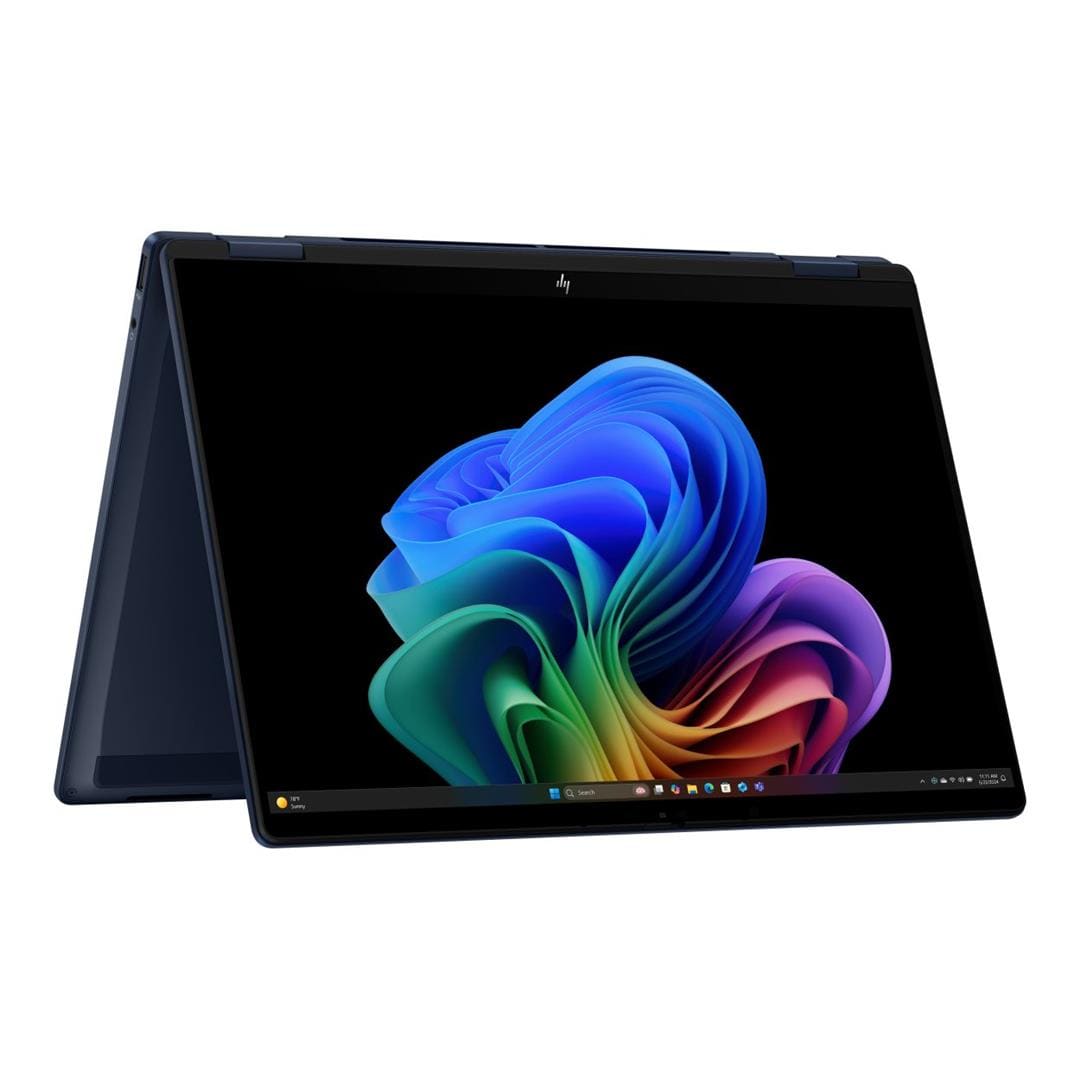 HP OmniBook X Flip 14-fm0005ni 14-inch 3K OLED Next Gen AI 2-in-1 Laptop - Intel Core Ultra 7 256V 1TB SSD 16GB RAM Win 11 Home Blue