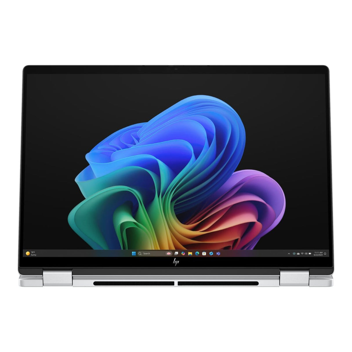 HP OmniBook X Flip 14-fm0006ni 14-inch 3K OLED Next Gen AI 2-in-1 Laptop - Intel Core Ultra 7 256V 1TB SSD 16GB RAM Win 11 Home Silver