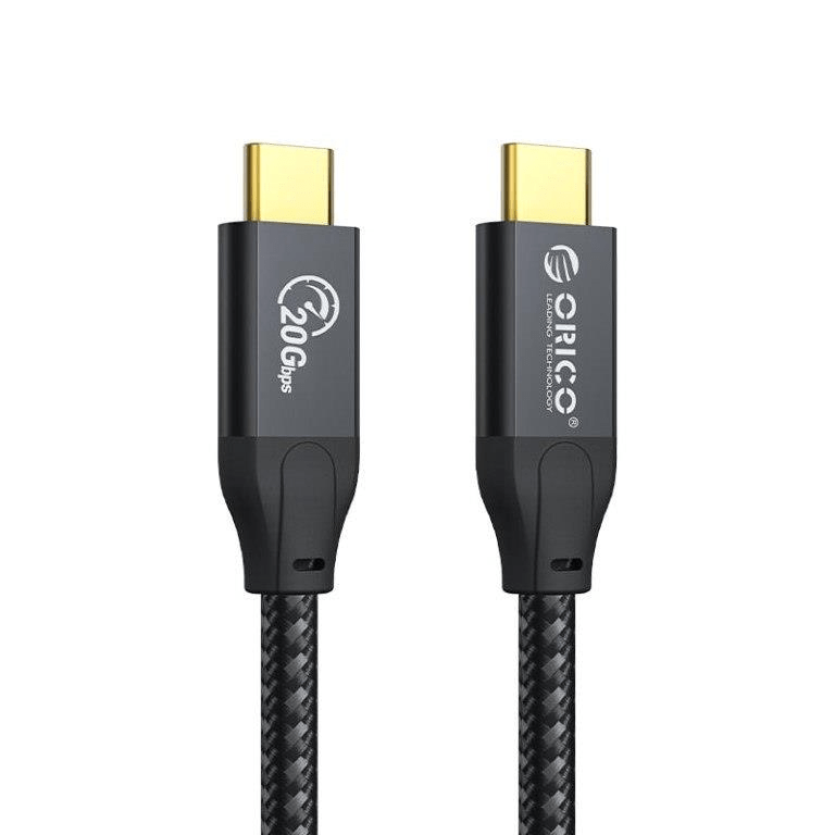 Orico Type-C Male to Male 20GBPs Cable 1m CM32-10-BK-BP