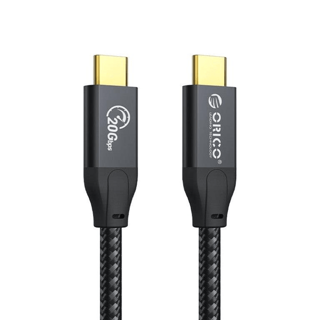 Orico Type-C Male to Male 20GBPs Cable 1m CM32-10-BK-BP