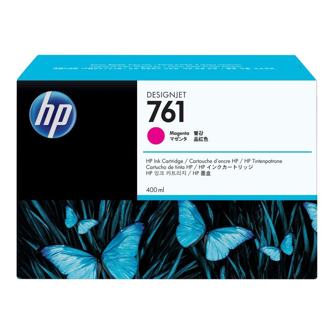 HP 761 DesignJet Magenta Ink Cartridge Original CM993A Single-pack