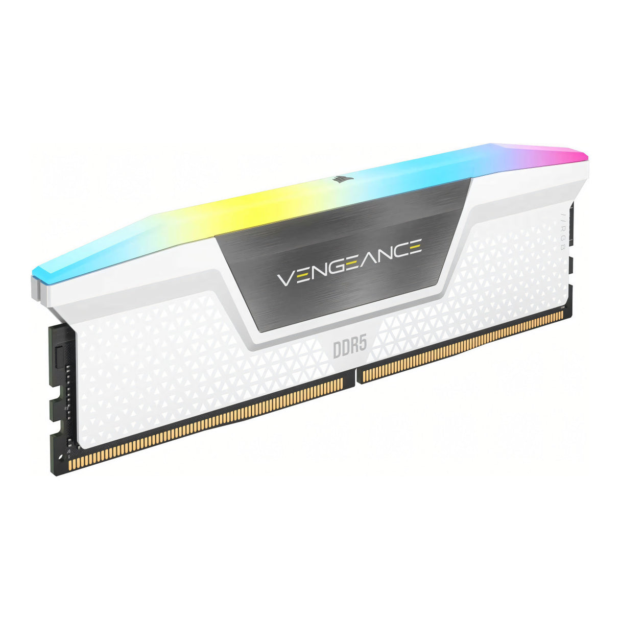 Corsair Vengeance RGB DDR5 CMH32GX5M2D6000Z38W Memory Module 32GB 2 x 16GB DDR5 6000MHz - White