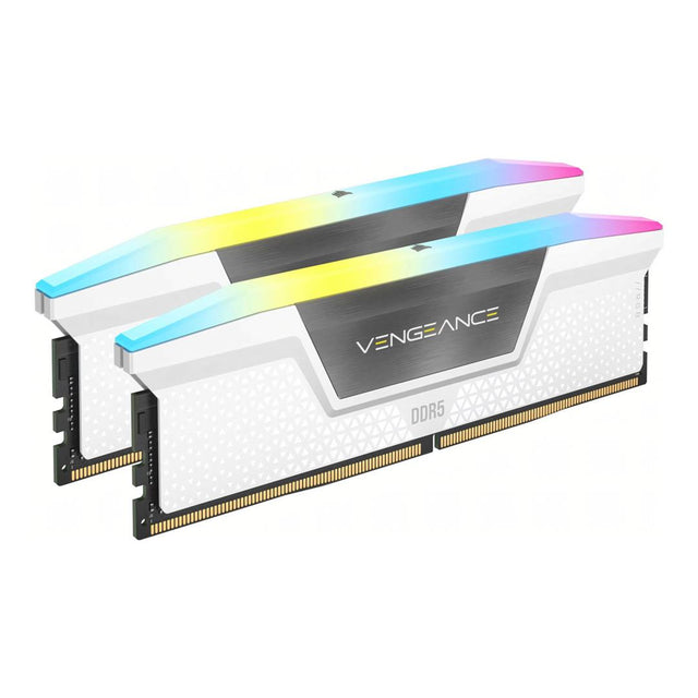 Corsair Vengeance RGB DDR5 CMH32GX5M2D6000Z38W Memory Module 32GB 2 x 16GB DDR5 6000MHz - White