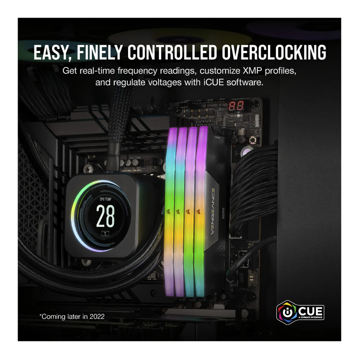 Corsair Vengeance RGB CMH5X32G2B60Z30A2 Memory Module 32GB 1 x 32GB DDR5 6000MHz