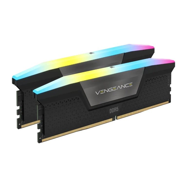 Corsair Vengeance 64GB DDR5 6000MHz 2 x 32GB DIMM Memory Module Kit Black CMH64GX5M2B6000C40