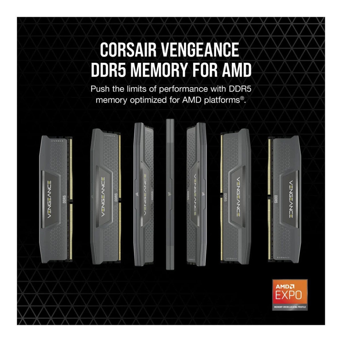 Corsair Vengeance CMK32GX5M2B6000Z38 Memory Module 32GB 2 x 16GB DDR5 6000MHz