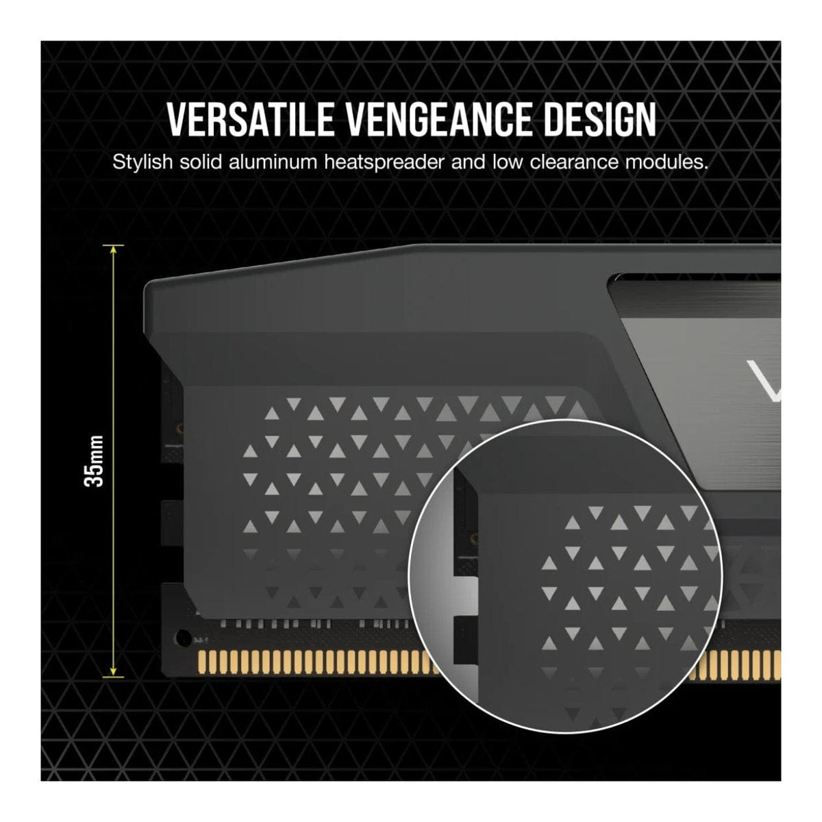 Corsair Vengeance CMK32GX5M2B6000Z38 Memory Module 32GB 2 x 16GB DDR5 6000MHz