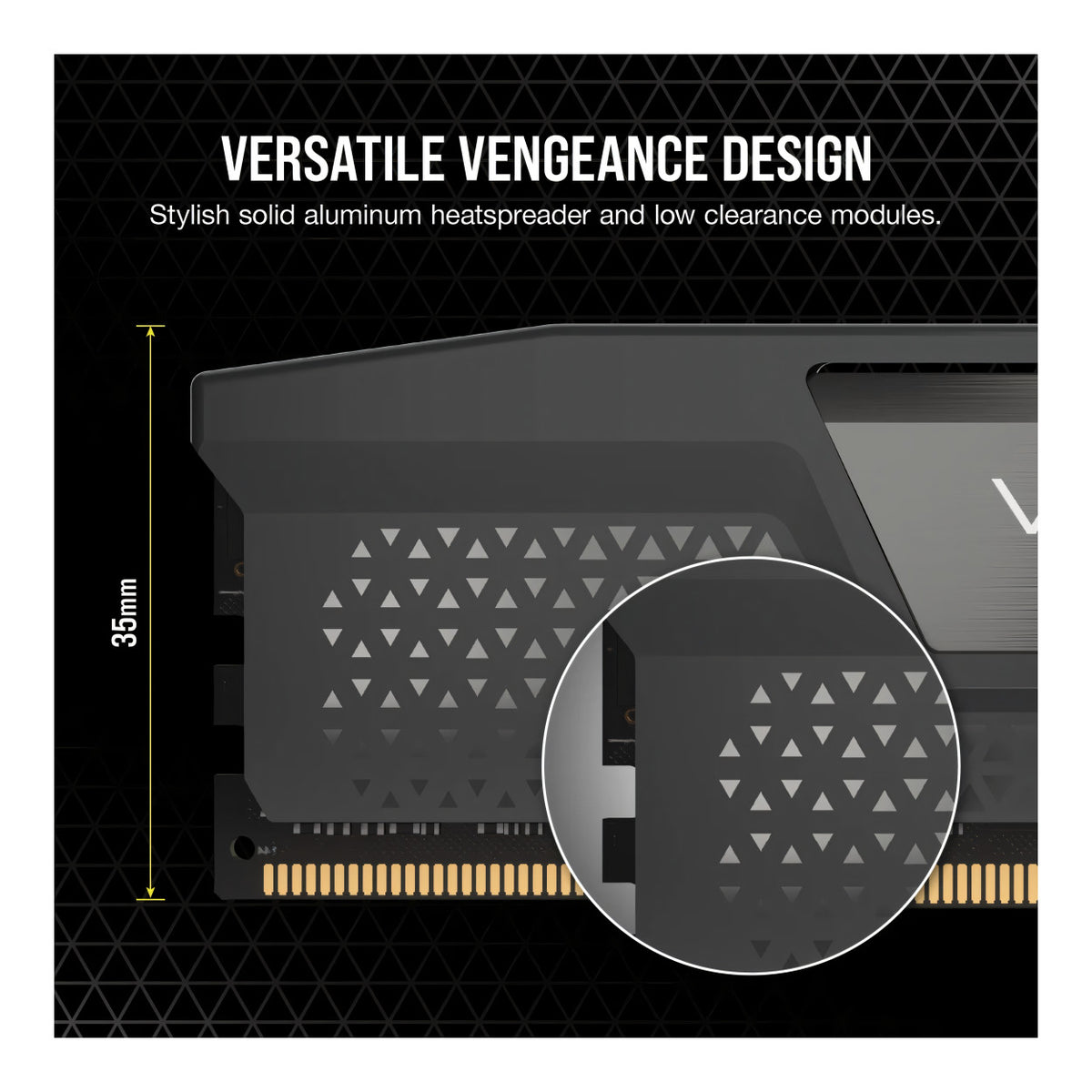 Corsair Vengeance CMK32GX5M2D6000Z38 Memory Module 32GB 2 x 16GB DDR5 6000MHz