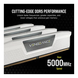 Corsair Vengeance CMK32GX5M2D6000Z38W Memory Module 32GB 2 x 16GB DDR5 6000MHz - White