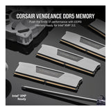 Corsair Vengeance CMK32GX5M2D6000Z38W Memory Module 32GB 2 x 16GB DDR5 6000MHz - White