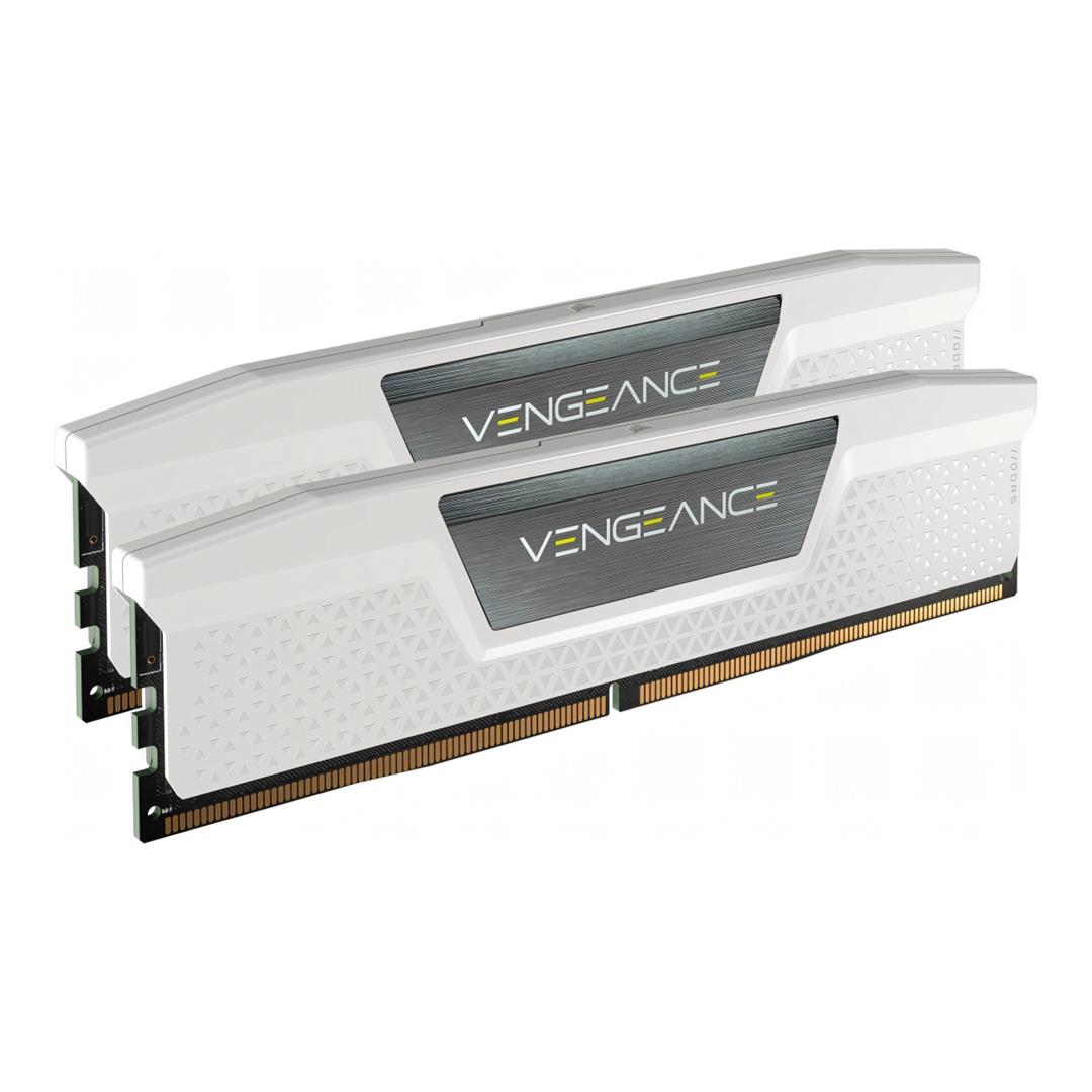 Corsair Vengeance CMK32GX5M2D6000Z38W Memory Module 32GB 2 x 16GB DDR5 6000MHz - White