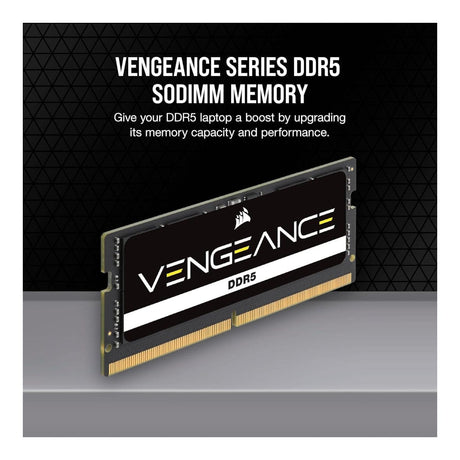 Corsair Vengeance CMSX16GX5M1A5600C48 SO-DIMM Memory Module 16GB DDR5 5600MHz