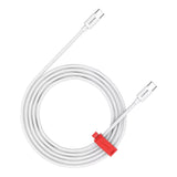 Canyon 60W Type-C Male to Male Braided Cable 2m White CND-CC60AB20W