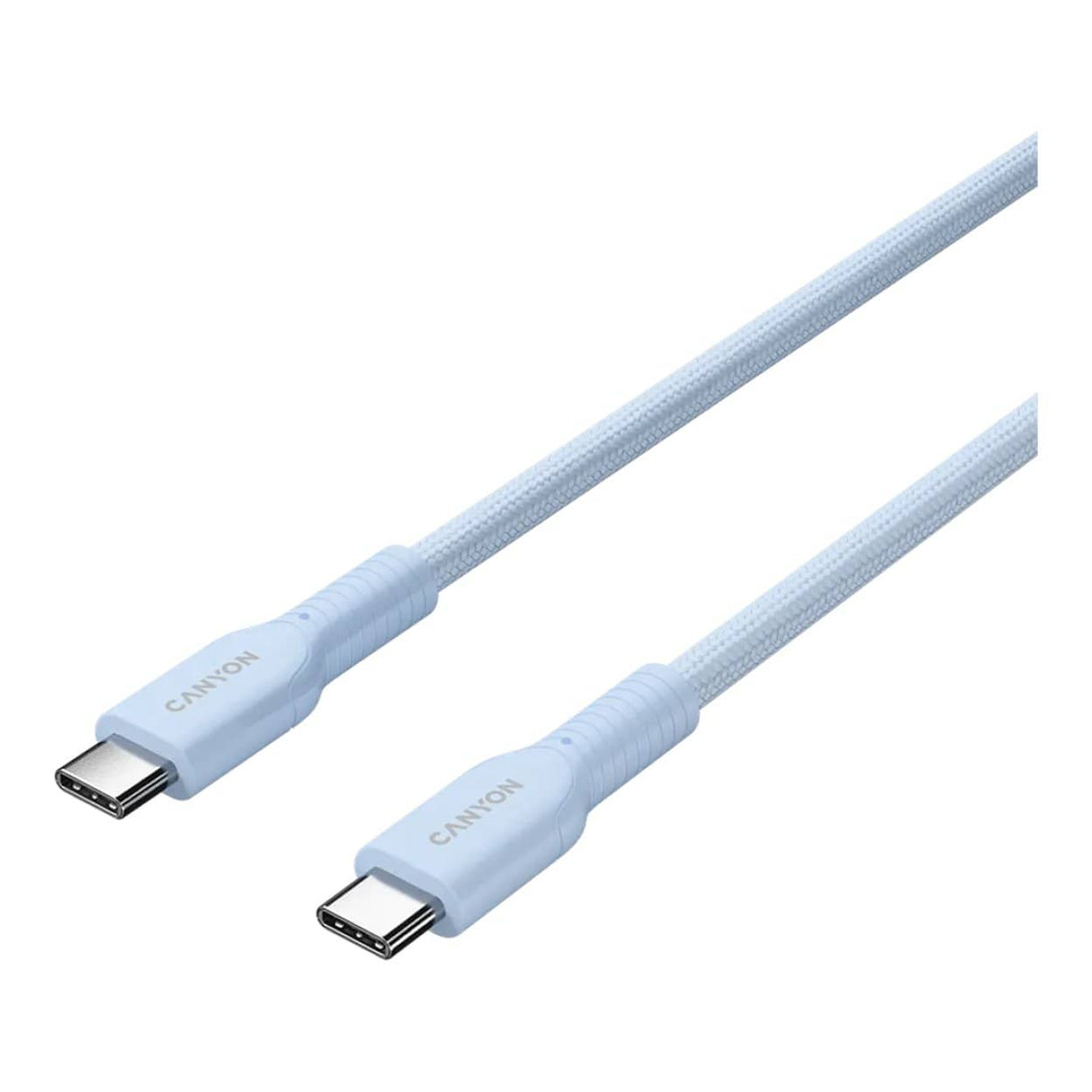 Canyon 1m OnWire 60CL Charge and Sync Braided Charging Cable Light Blue CND-CCAP60AB10LBL