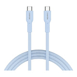 Canyon 1m OnWire 60CL Charge and Sync Braided Charging Cable Light Blue CND-CCAP60AB10LBL
