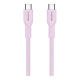 Canyon 1m OnWire 60CL Charge and Sync Braided Charging Cable Pink CND-CCAP60AB10PK