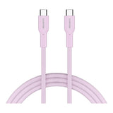 Canyon 1m OnWire 60CL Charge and Sync Braided Charging Cable Pink CND-CCAP60AB10PK