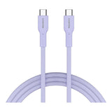 Canyon 1m OnWire 60CL Charge and Sync Braided Charging Cable Purple CND-CCAP60AB10PU