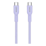 Canyon 1m OnWire 60CL Charge and Sync Braided Charging Cable Purple CND-CCAP60AB10PU