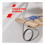 Canyon OnWire 60MG Type-C Male to Male Braided Cable 1m Light Grey CND-CCMG60AB15LG