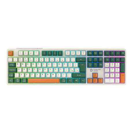 Canyon Shadder GKW-11RGB Wireless Keyboard White CND-SKBW11