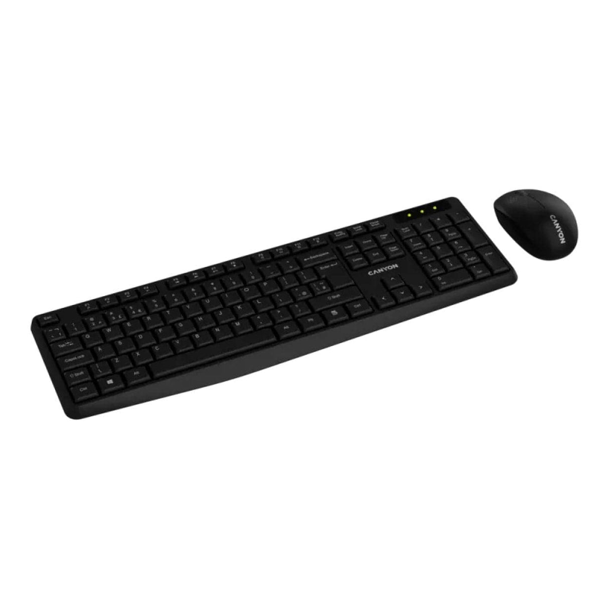 Canyon SET-W01 Wireless Keyboard and Mouse Combo Black CNE-HSETW01