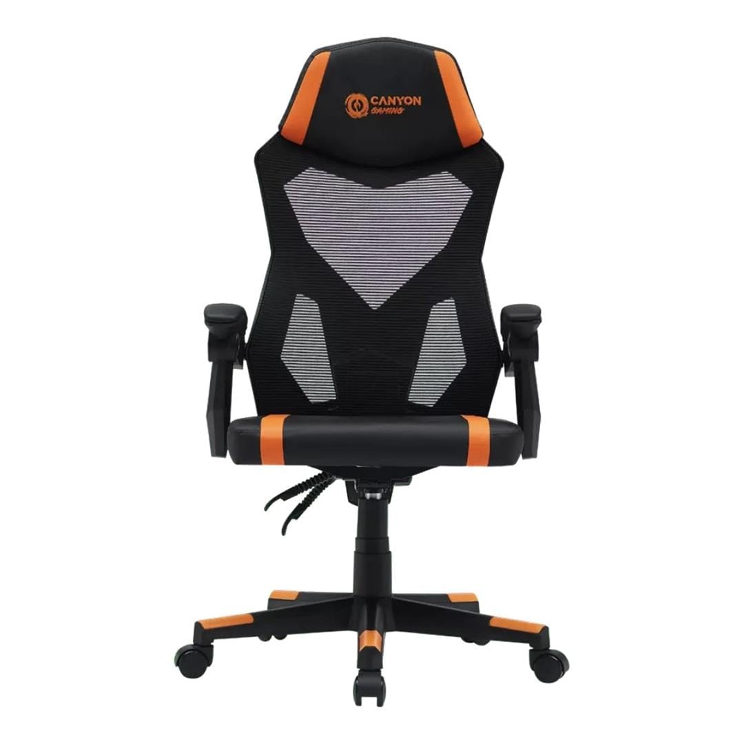 Canyon Flow MCH01 Ergonomic Mesh Gaming Chair Black Orange CNE-MCH01