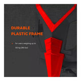 Canyon Flow MCH01 Ergonomic Mesh Gaming Chair Black Red CNE-MCH01R