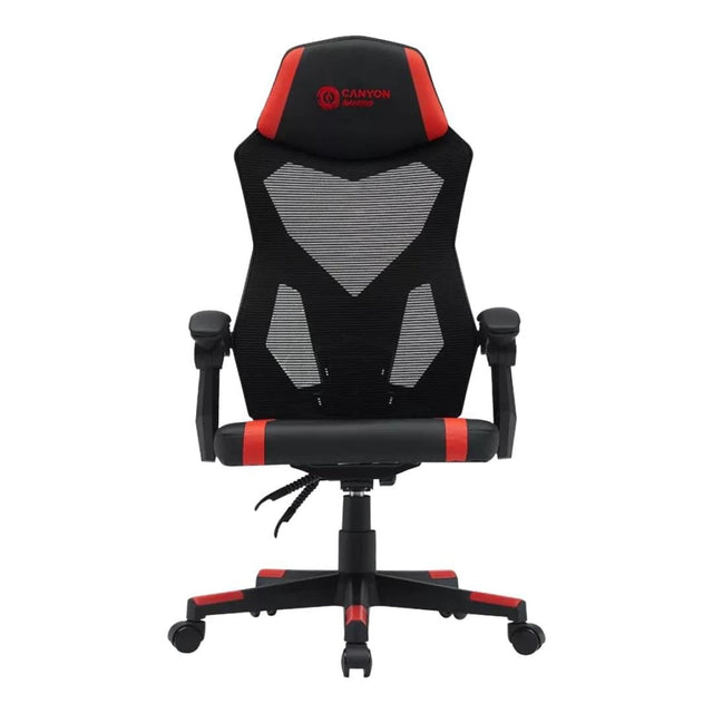 Canyon Flow MCH01 Ergonomic Mesh Gaming Chair Black Red CNE-MCH01R