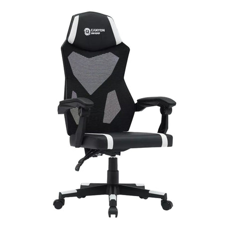 Canyon Flow MCH01 Ergonomic Mesh Gaming Chair Black White CNE-MCH01W