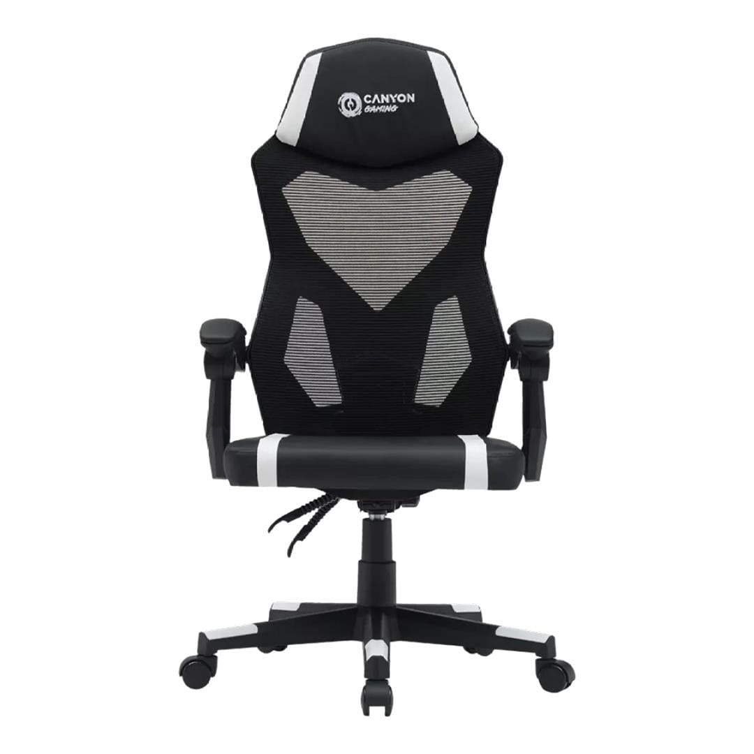 Canyon Flow MCH01 Ergonomic Mesh Gaming Chair Black White CNE-MCH01W