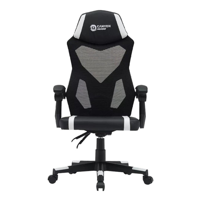 Canyon Flow MCH01 Ergonomic Mesh Gaming Chair Black White CNE-MCH01W