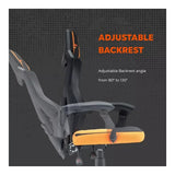 Canyon Wave MCH02 Mesh Gaming Chair Black Orange CNE-MCH02