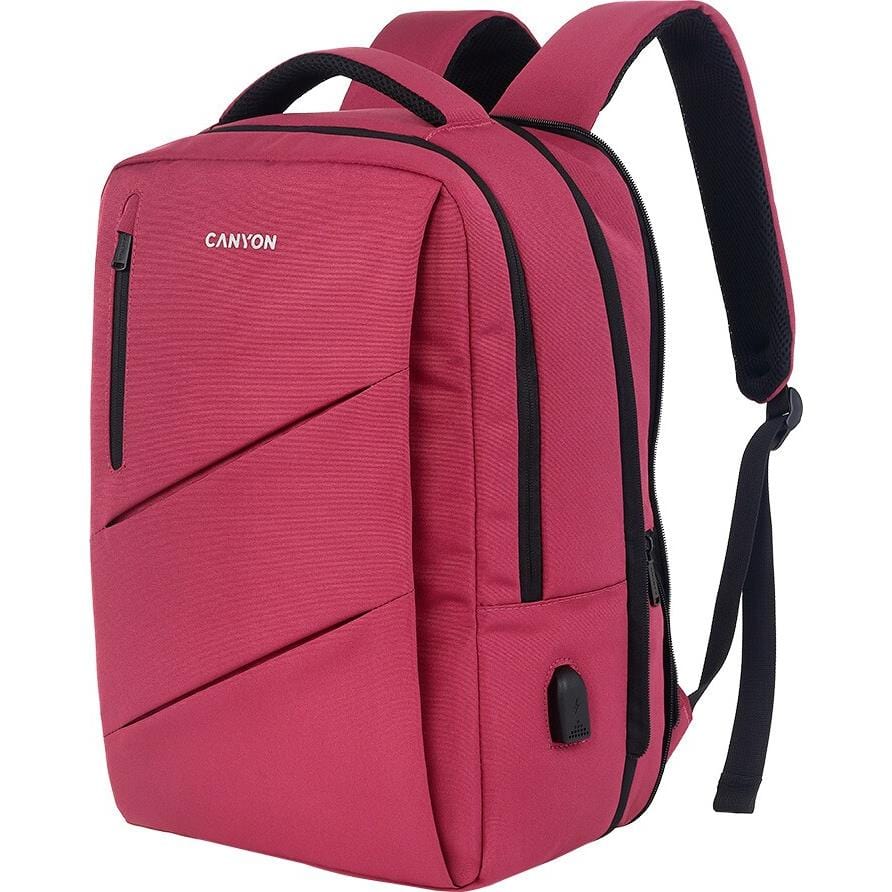 Canyon BPE-5 15.6-inch Laptop Backpack Red CNS-BPE5BD1