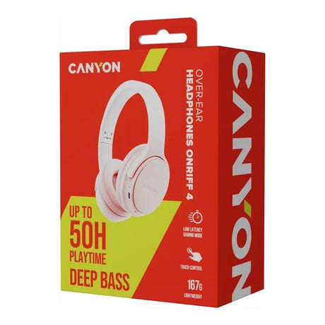 Canyon OnRiff 4 Wireless Headphone Pink CNS-CBTHS4P