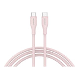 Canyon 60W Type-C Male to Male Silicon Cable 1m Pink Sand CNS-CC60SC10PS