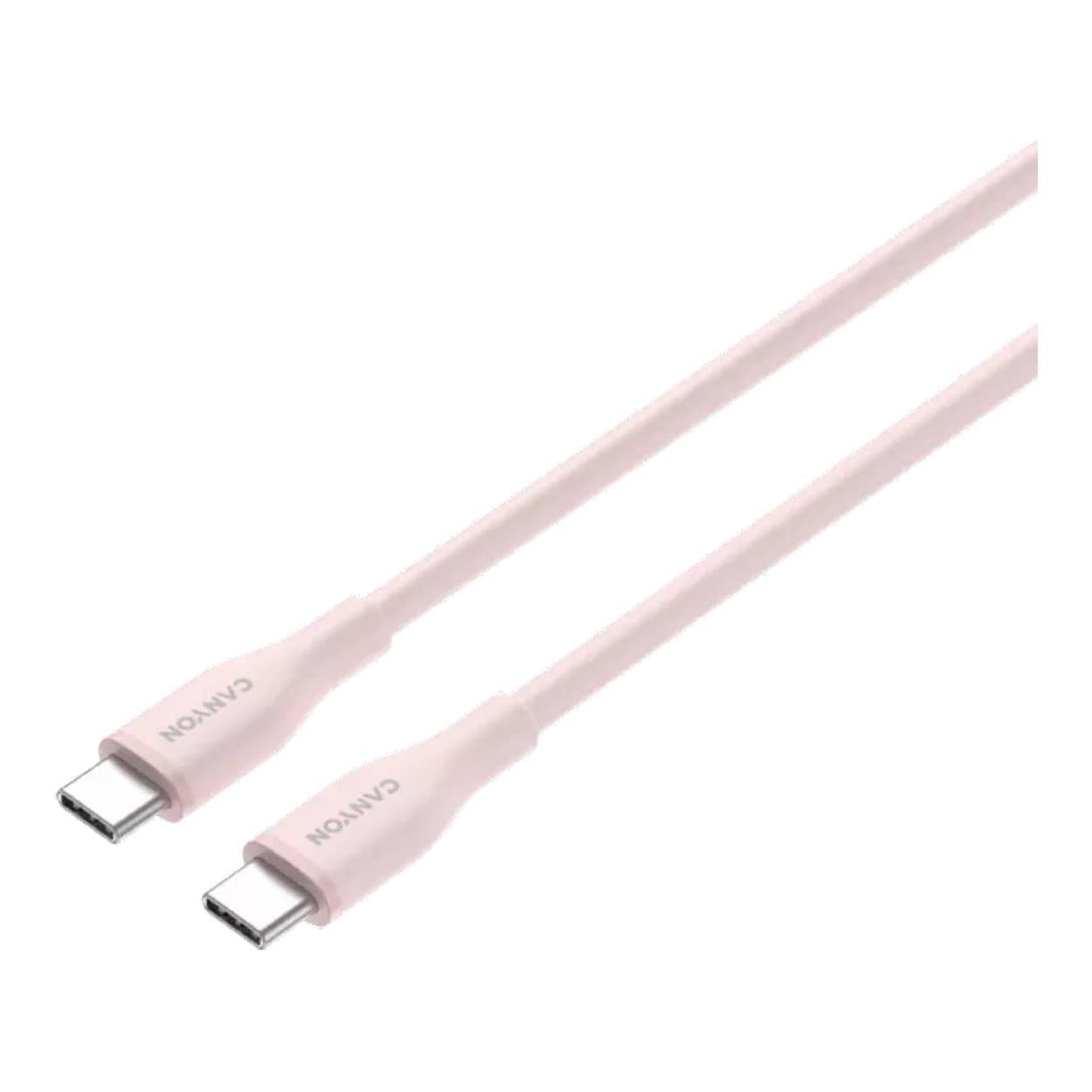Canyon 60W Type-C Male to Male Silicon Cable 1m Pink Sand CNS-CC60SC10PS