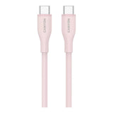 Canyon 60W Type-C Male to Male Silicon Cable 1m Pink Sand CNS-CC60SC10PS