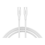 Canyon 60W Type-C Male to Male Silicon Cable 1m White CNS-CC60SC10W