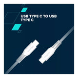 Canyon 60W Type-C Male to Male Silicon Cable 2m White CNS-CC60SC20W