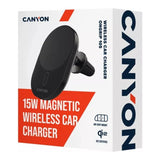 Canyon OnGrip 105 15W Qi2 Wireless Car Charger Black CNS-CCH105B
